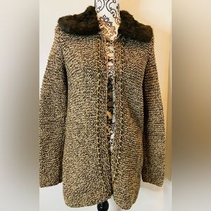 Dana Buchman teddy style sweater